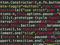 monitor with programming code